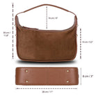 Bloominbag-Elara Saddle Süet & Hakiki Deri Kadın Omuz çantası – Premium Kadın Tote Bag-3-Milagron.com