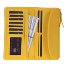 Élia Butter Yellow Large Deri Kadın Cüzdan & Clutch
