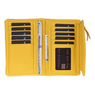 Élia Butter Yellow Medium Deri Kadın Cüzdan & Clutch