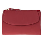 Élia Crimson Red Medium Deri Kadın Cüzdan & Clutch