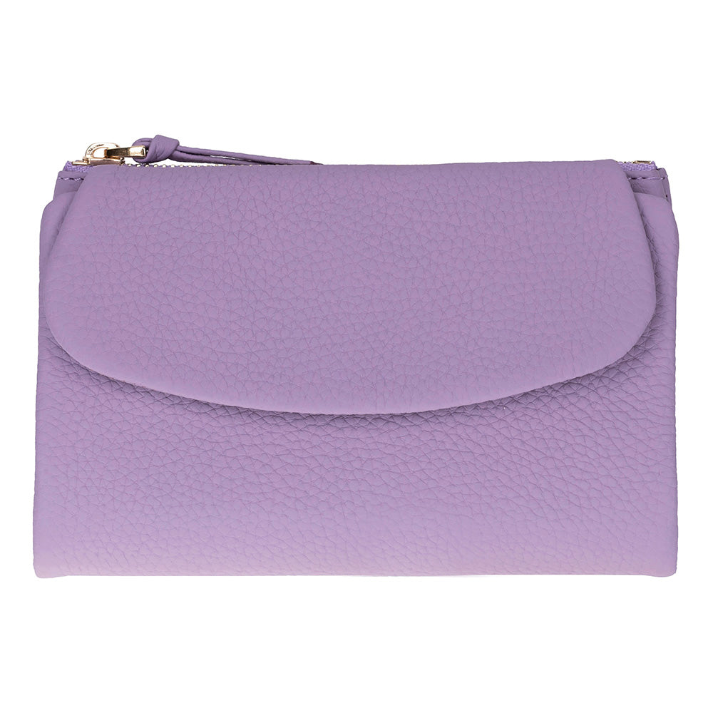 Élia Dusty Lilac Medium Deri Kadın Cüzdan & Clutch