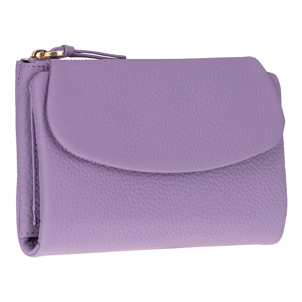Élia Dusty Lilac Medium Deri Kadın Cüzdan & Clutch