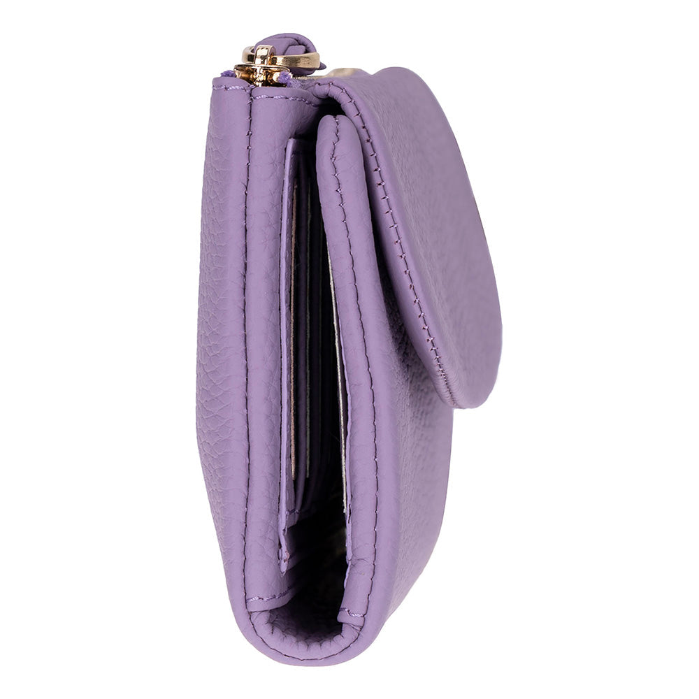 Élia Dusty Lilac Medium Deri Kadın Cüzdan & Clutch