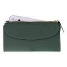 Élia Emerald Jewel Large Deri Kadın Cüzdan & Clutch
