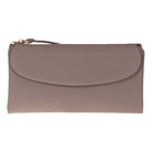Élia Mink Taupe Large Deri Kadın Cüzdan & Clutch