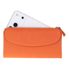 Élia Pebble Orange Large Deri Kadın Cüzdan & Clutch