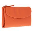Élia Pebble Orange Large Deri Kadın Cüzdan & Clutch