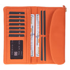 Élia Pebble Orange Large Deri Kadın Cüzdan & Clutch