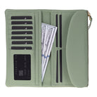 Élia Soft Matcha Large Deri Kadın Cüzdan & Clutch
