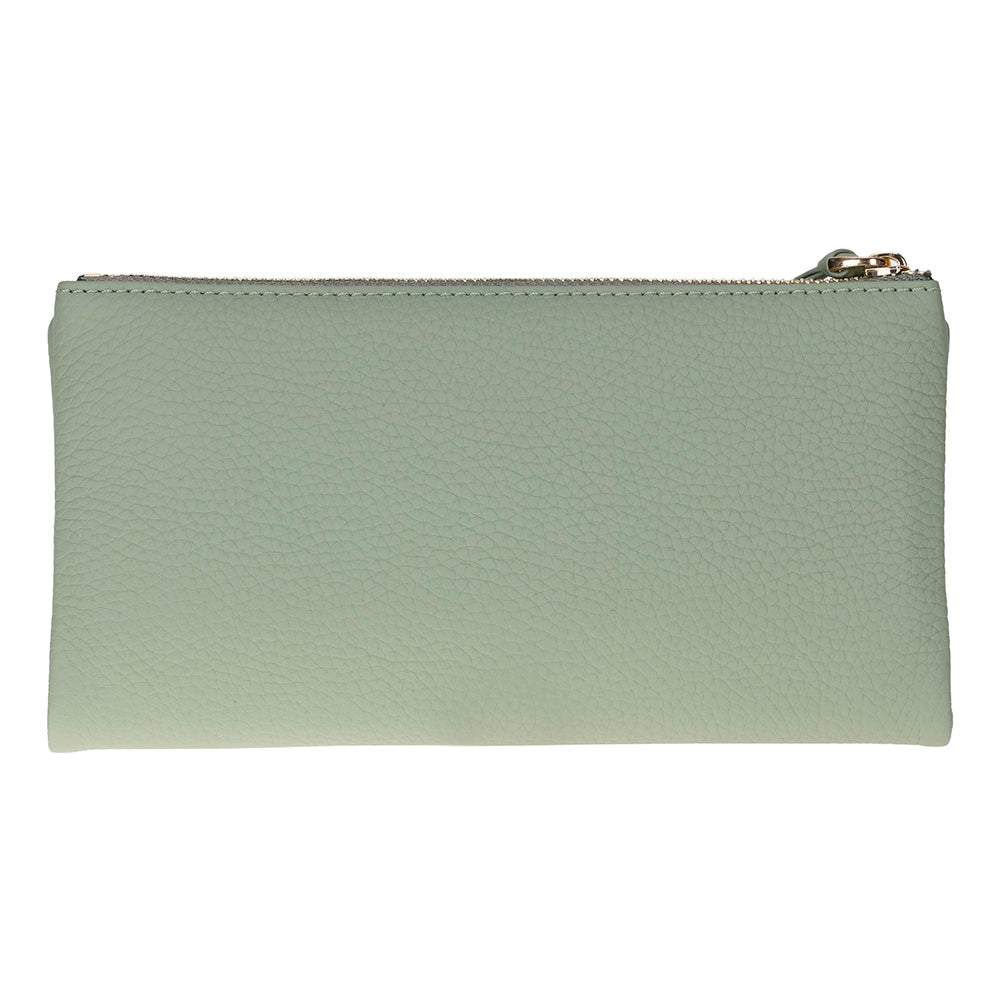 Élia Soft Matcha Large Deri Kadın Cüzdan & Clutch