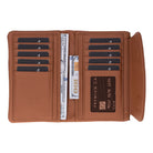 Élia Warm Tan Medium Deri Kadın Cüzdan & Clutch