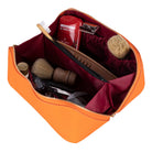 Bloominbag-Ella Amber Bloom Deri Seyahat Ve Makyaj çantası-2-Milagron.com