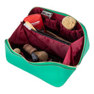 Bloominbag-Ella Forest Mint Deri Seyahat Ve Makyaj çantası-2-Milagron.com
