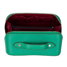 Bloominbag-Ella Forest Mint Deri Seyahat Ve Makyaj çantası-4-Milagron.com