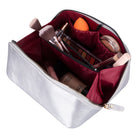 Bloominbag-Ella Terra Silver Deri Makyaj çantası-2-Milagron.com