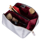 Bloominbag-Ella Terra Silver Deri Makyaj çantası-3-Milagron.com