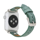 Ferro Apple Watch Leather Band With Silver Trok