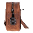 Forge Wrist Heritage Saddle Luxe Hakiki Deri Unisex Kilitli Clutch