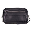 Forge Wrist Obsidian Black Luxe Hakiki Deri Unisex Kilitli Clutch