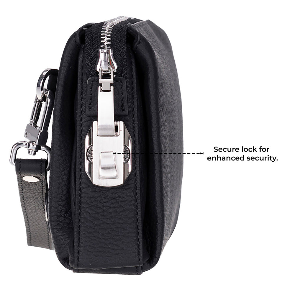 Forte Wrist Ash Smoke Unisex Kilitli Clutch Çanta