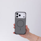 Halo Cloud Gray Magsafe Matte Iphone 17 Pro Max(6.9") Kılıfı