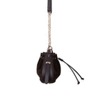 Bloominbag-Haze Soft Süet Kahverengi Büzgülü Kadın Omuz çantası – Umber Brown Drawstring Bag-5-Milagron.com