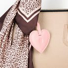 Heart Leather Bag Charm