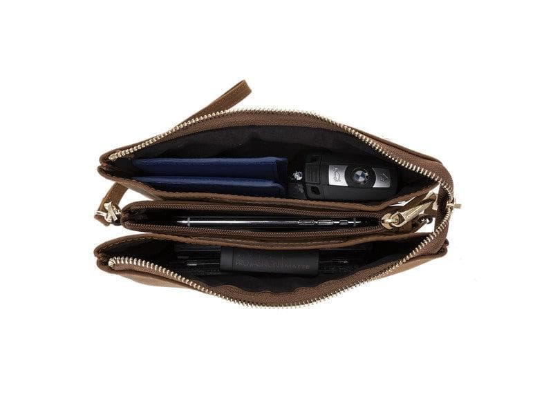 Bloominbag-Jaya Sorelle Saddle Chic Deri El çantası-2-Milagron.com