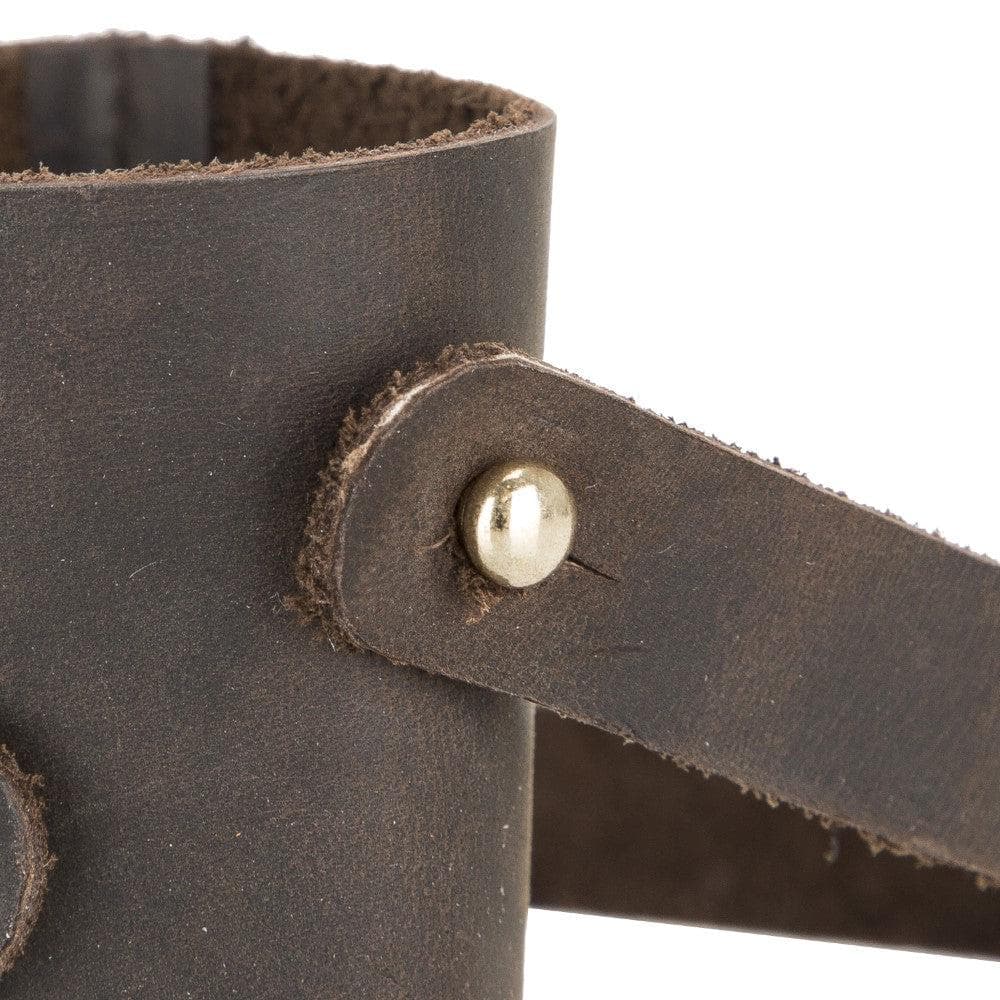 Lattea Saddle Heritage Hakiki Deri Elde Taşıma Askılı Kahve Bardak Taşıyıcısı