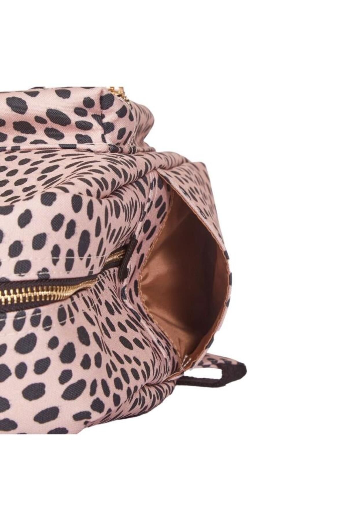 Bloominbag-Leopard Love 13 14 Inç Laptop / Macbook Sırt çantası-5-Milagron.com