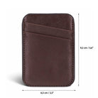Linea Fit Cc Deep Espresso Leather Magsafe Card Holder
