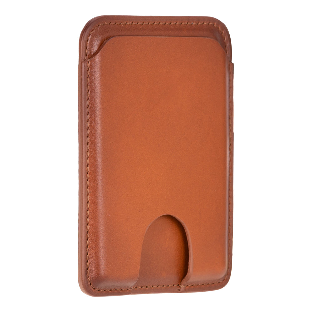 Bloominbag-Linea Warm Camel Phone Card Holder Deri Telefon Kartlık-Cüzdan & Kartlık-3-Milagron.com
