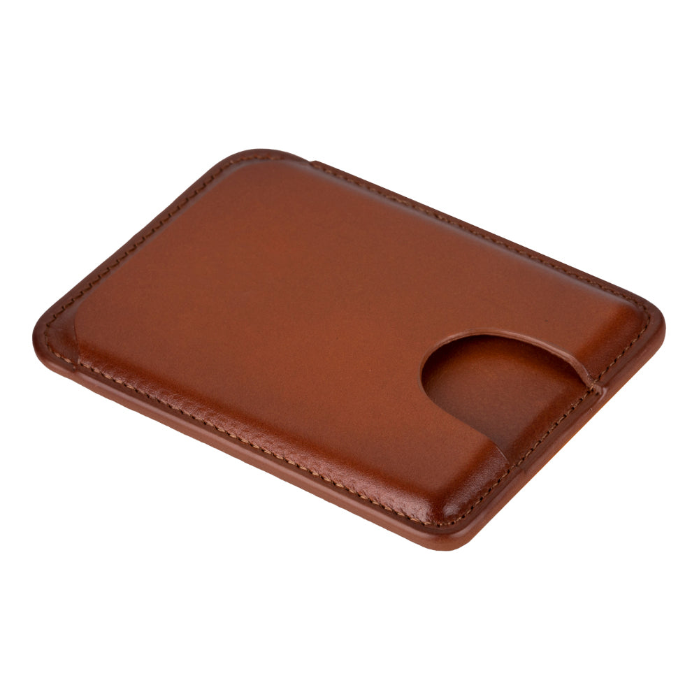 Bloominbag-Linea Warm Camel Phone Card Holder Deri Telefon Kartlık-Cüzdan & Kartlık-5-Milagron.com