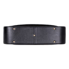 Bloominbag-Lunar Noir Black Süet Kadın Omuz çantası-4-Milagron.com