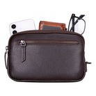 Majeste Nude Buff Brown Curated Deri Clutch Bag