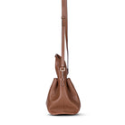 Bloominbag-Marella Soft City Camel Tan Leather Shoulder Bag / Deri Omuz Çantası-5-Milagron.com
