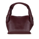 Bloominbag-Marella Soft City Merlot Burgundy Leather Shoulder Bag / Deri Omuz Çantası-1-Milagron.com