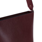 Bloominbag-Milano Zip Tote – Oxblood Burgundy Hakiki Deri Askılı Kadın Omuz çantası-Omuz Çantası-5-Milagron.com