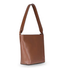 Milano Zip Tote – Warm Camel Hakiki Deri Askılı Kadın Omuz Çantası