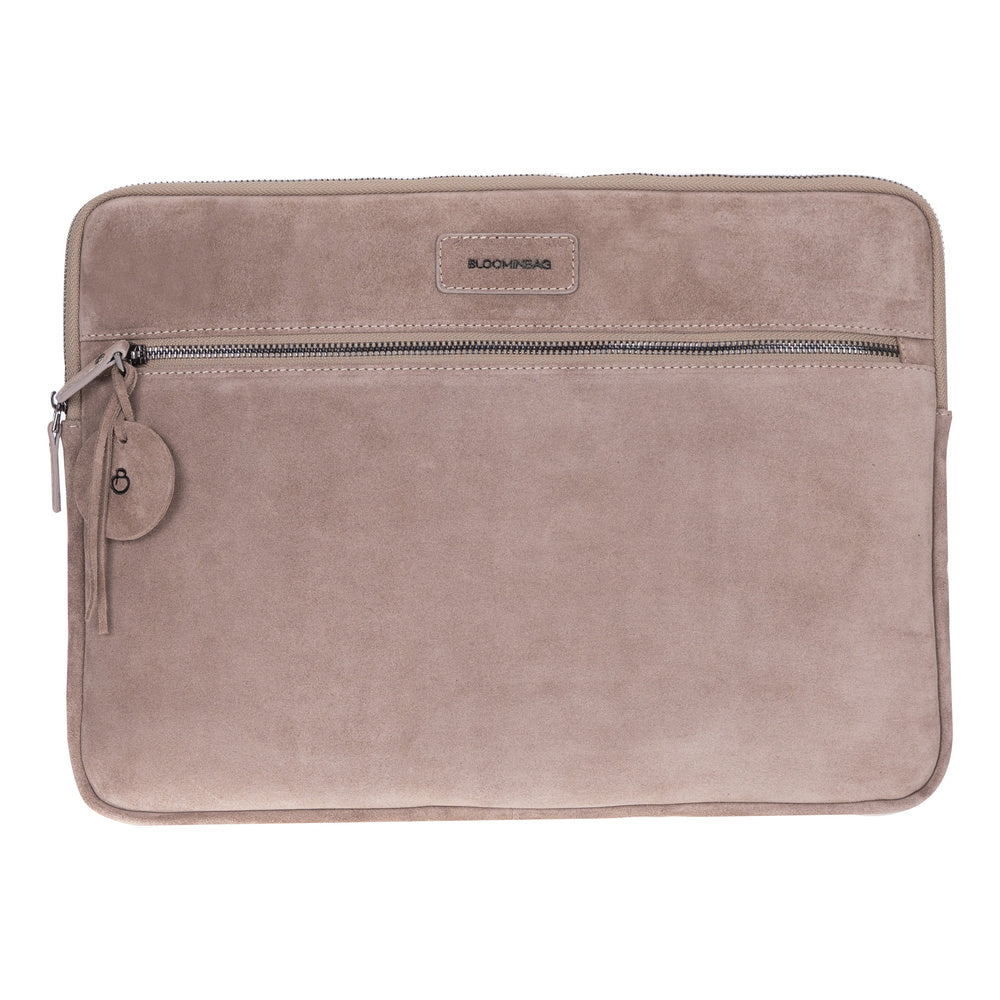 Mist Still Hakiki Süet Deri 13-14 Inç Macbook/Laptop Kılıfı