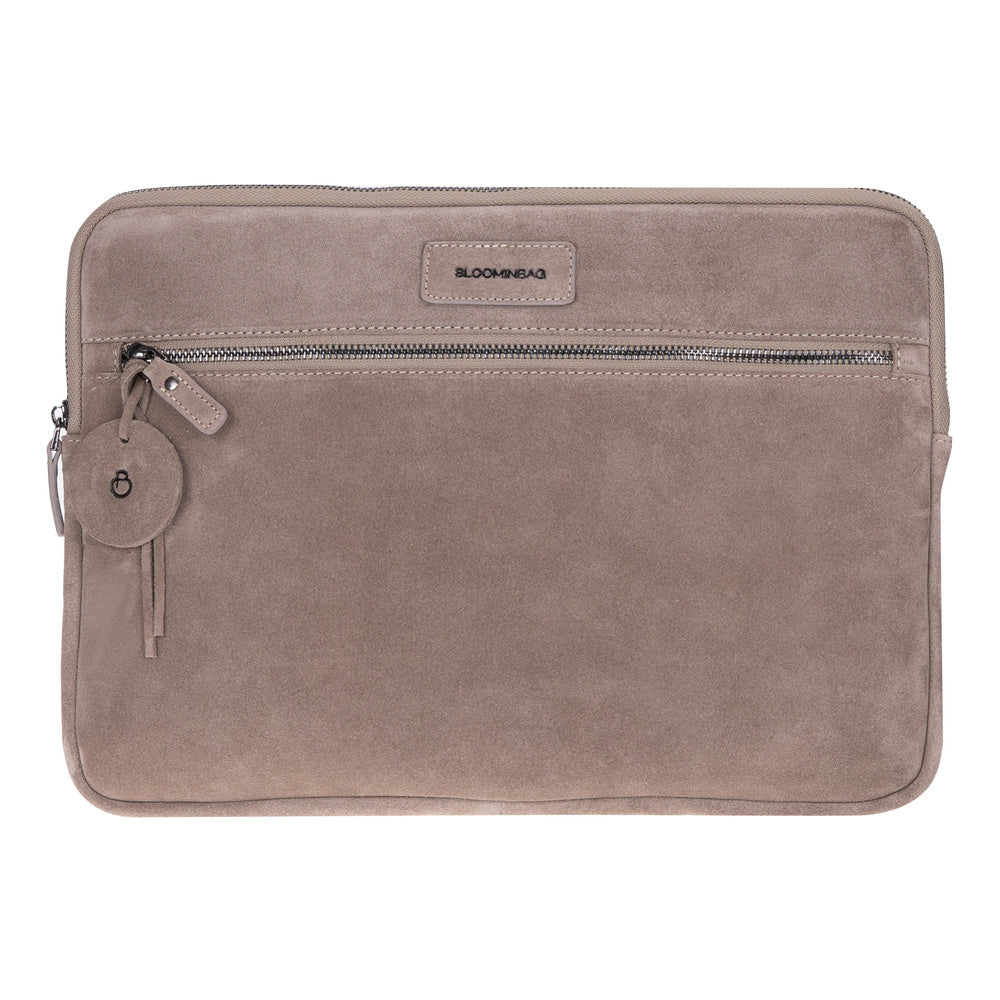 Mist Still Hakiki Süet Deri 15-16 Inç Macbook/Laptop Kılıfı