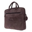 Mocha Still Hakiki Süet Deri 13-14 Inç Macbook/Laptop Çantası