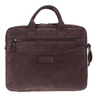 Mocha Still Hakiki Süet Deri 13-14 Inç Macbook/Laptop Çantası