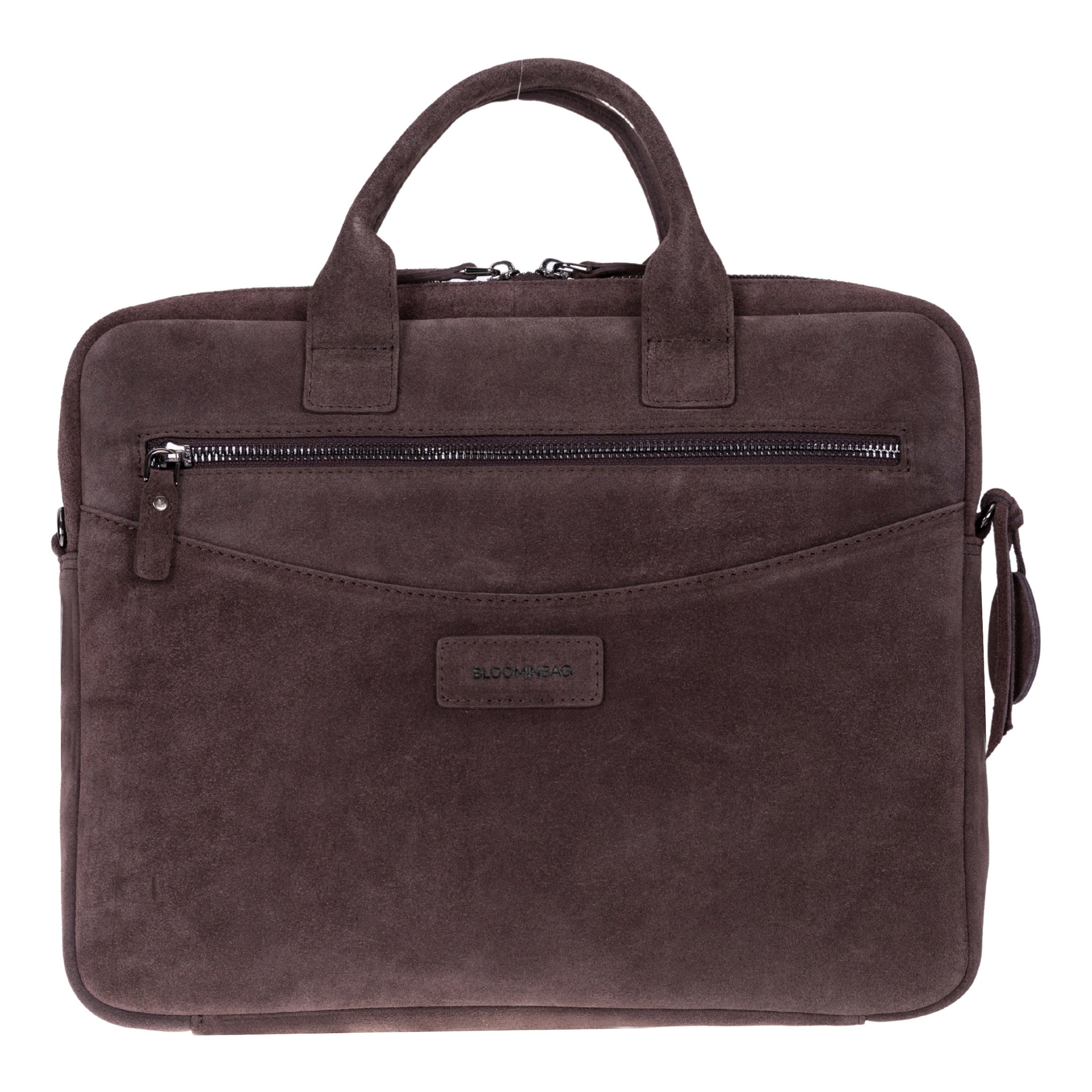 Mocha Still Hakiki Süet Deri 13-14 Inç Macbook/Laptop Çantası