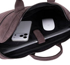 Mocha Still Hakiki Süet Deri 15-16 Inç Macbook/Laptop Çantası