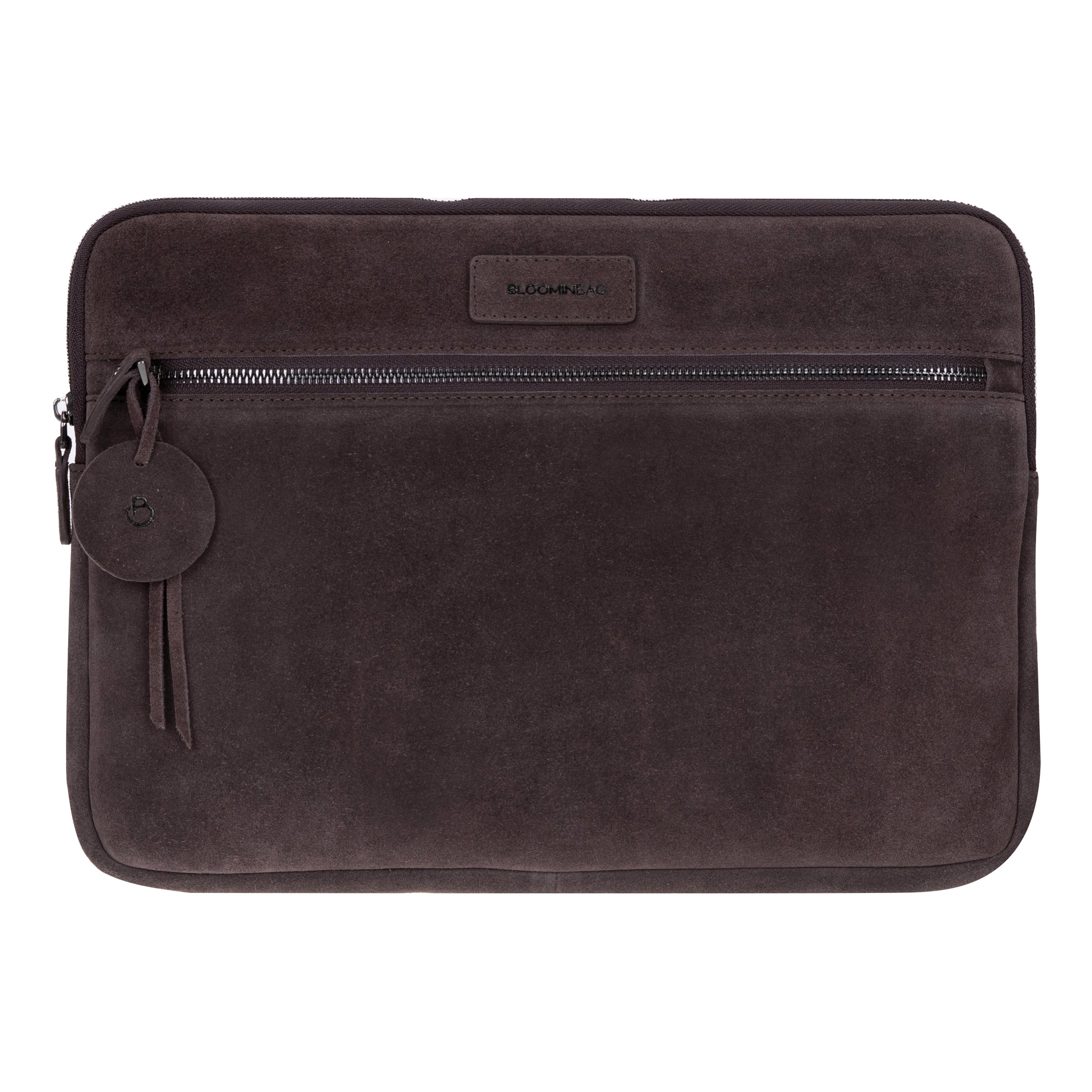 Mocha Still Hakiki Süet Deri 15-16 Inç Macbook/Laptop Kılıfı