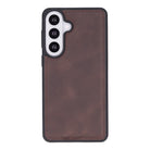 Monte Deep Brown Samsung Galaxy S26 Plus (6.7") Hakiki Deri Çıkarılabilir Cüzdanlı Telefon Kılıfı