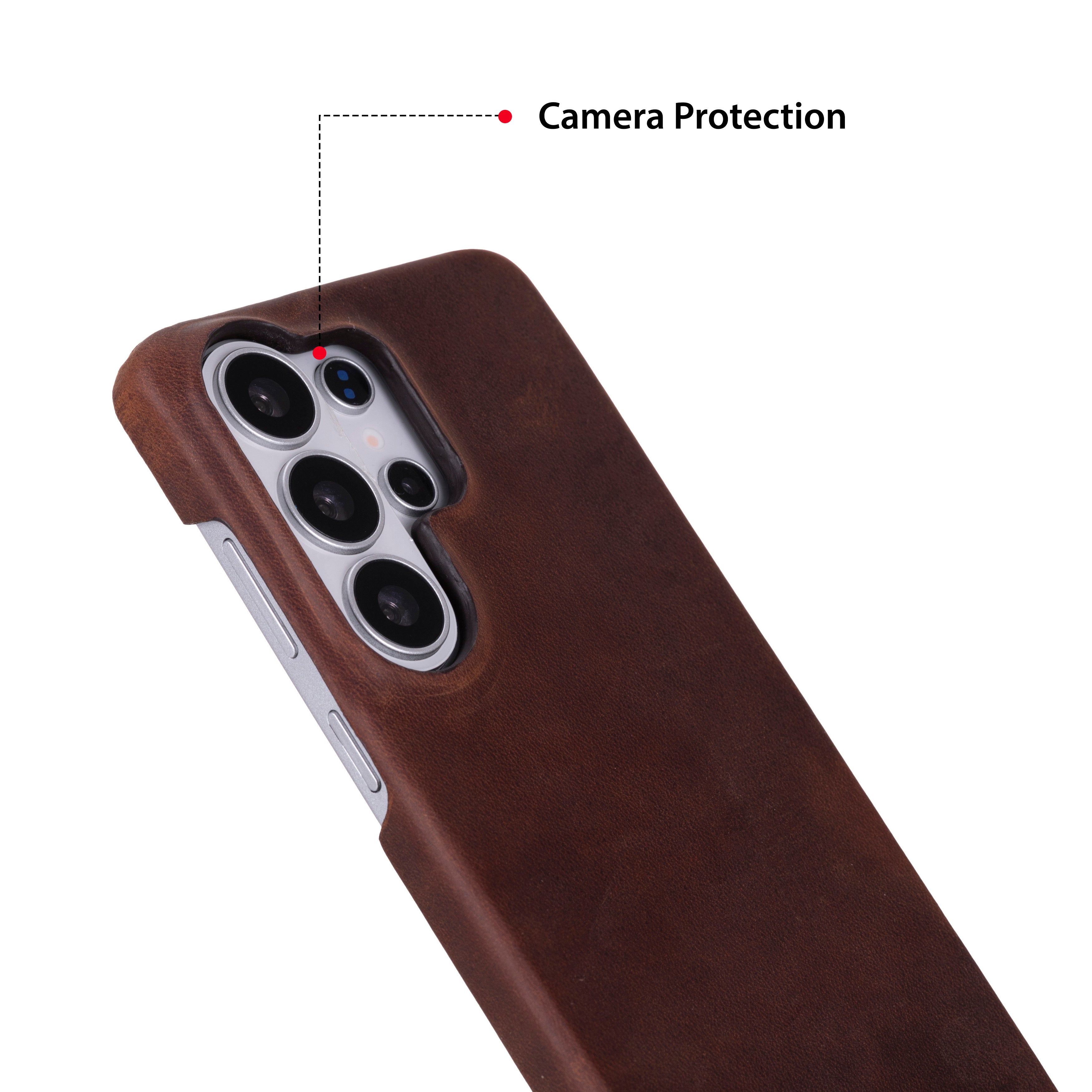 Monte Espresso Brown Deri Telefon Kılıfı Samsung Galaxy S26 Ultra (6.9") | Ultra İnce Premium Leather Case