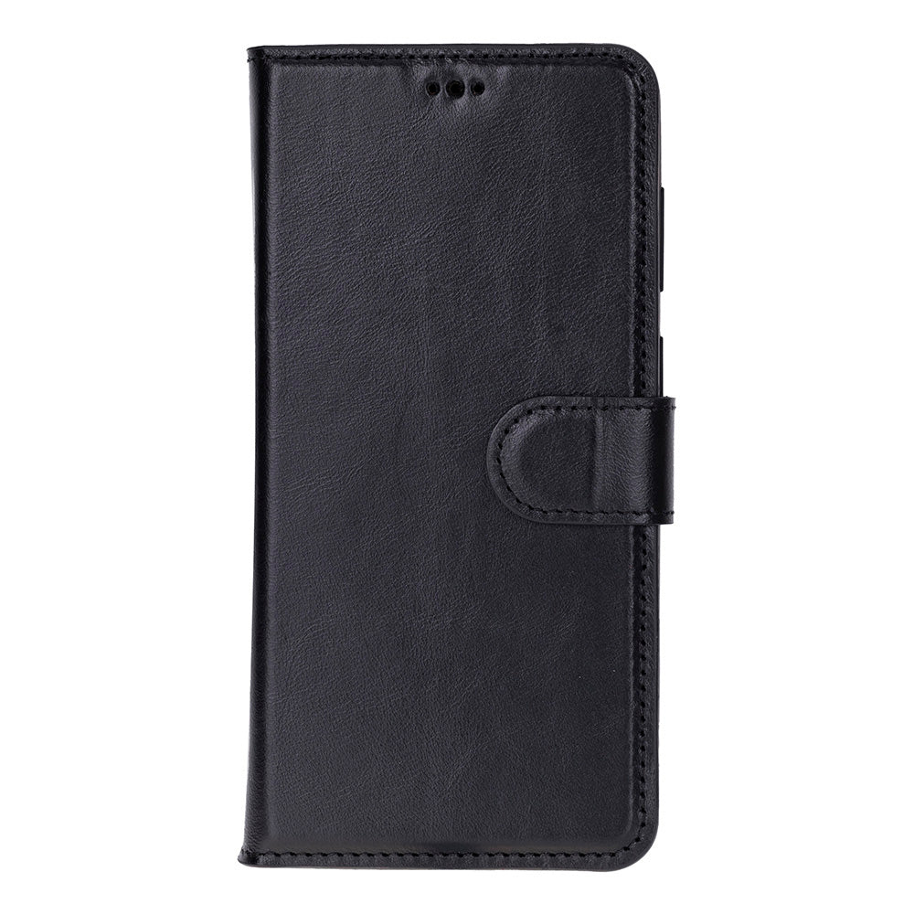 Monte Noir Black Samsung Galaxy S26 (6.3") Hakiki Deri Çıkarılabilir Cüzdanlı Telefon Kılıfı