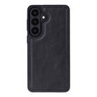 Monte Noir Black Samsung Galaxy S26 Plus (6.7") Hakiki Deri Çıkarılabilir Cüzdanlı Telefon Kılıfı